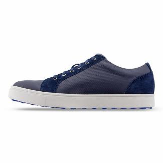 Scarpe Golf Footjoy Uomo Scarpe Golf Loafers Blu Marino Italia BNP901746